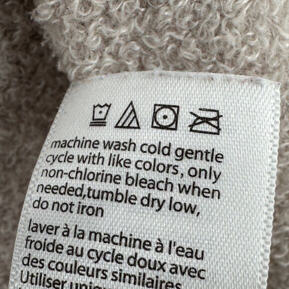 Barefoot Dreams Cozy Chic Lite Womens Knit Sweater Cardigan Size S Tan Lounge - Picture 6 of 7